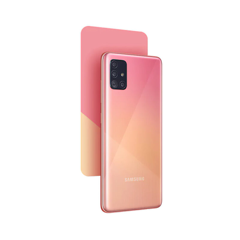 มือถือ Samsung Galaxy A51 สีชมพู