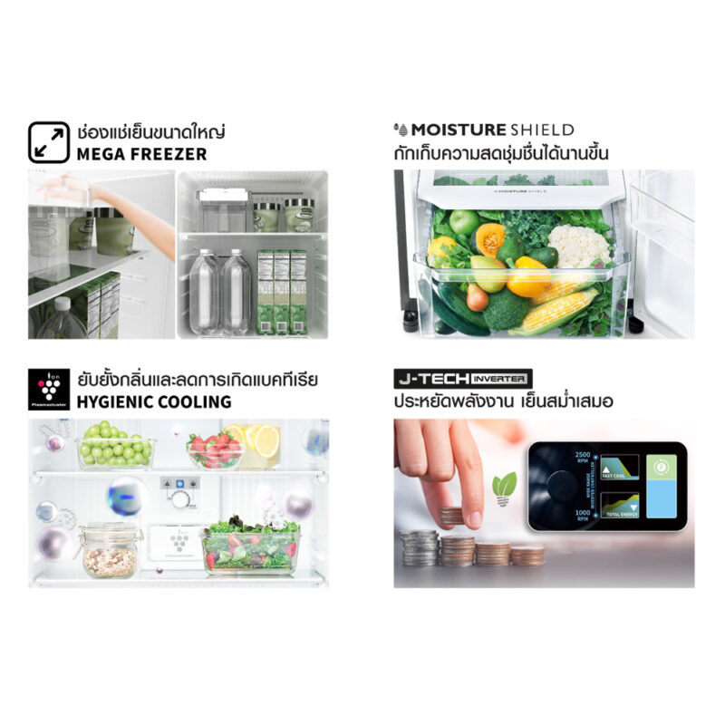 Sharp-ตู้เย็น2ประตู-Inverter-SJ-XP300TP-DK-05