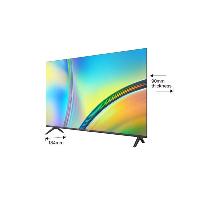 ขนาดทีวีด้านข้าง TCL 40 นิ้ว รุ่น 40S5400A